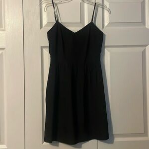 J Crew Short Black dress with pockets